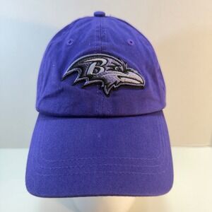Idegy Baltimore Ravens Hat Mens OSFA Purple NFL Embroidered Baseball Cap